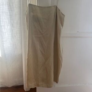 Diane Gilman Cream Slip Dress